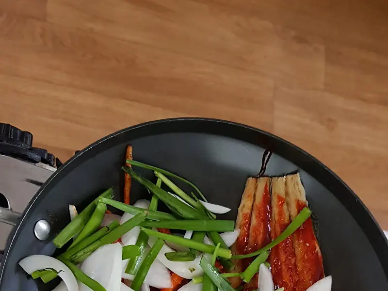 맛깔스러운 더덕구이 클로즈업