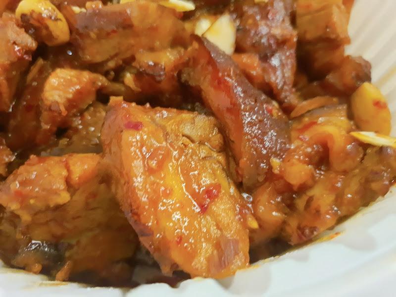 윤씨보쌈 양념족발 근접샷