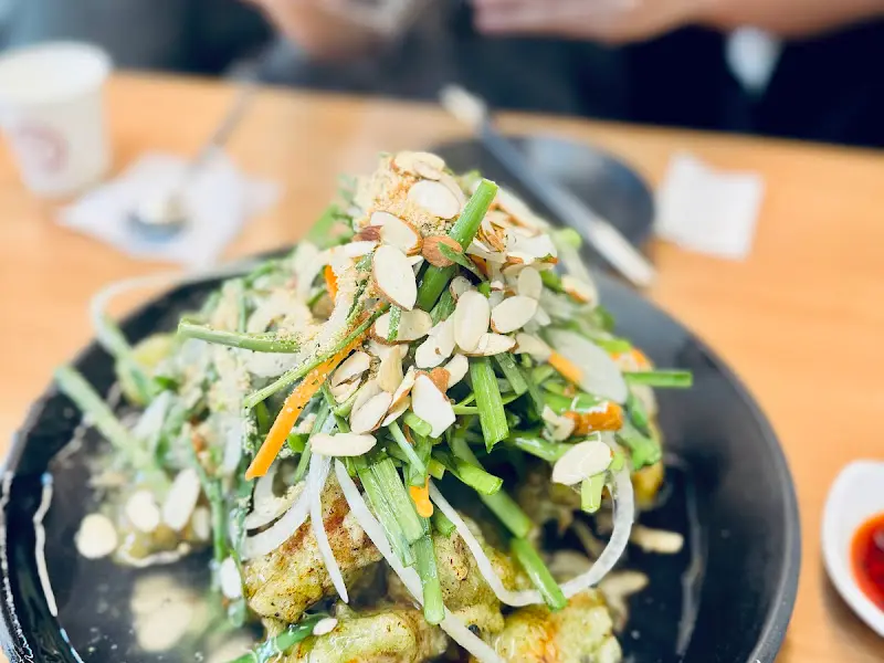 부추탕수육 근접샷