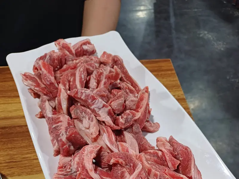 소갈비살 한 접시