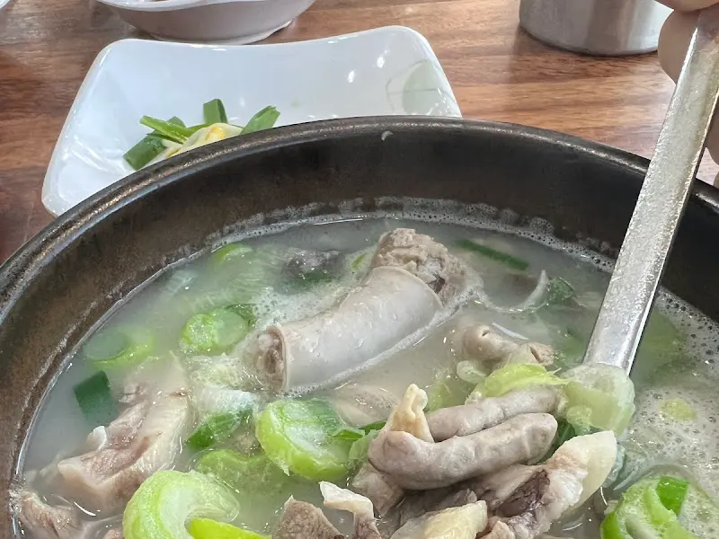 순대국에 들어있는 순대와 내장