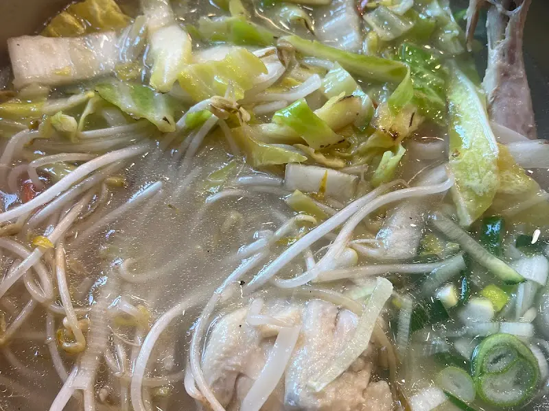 닭칼국수 근접샷