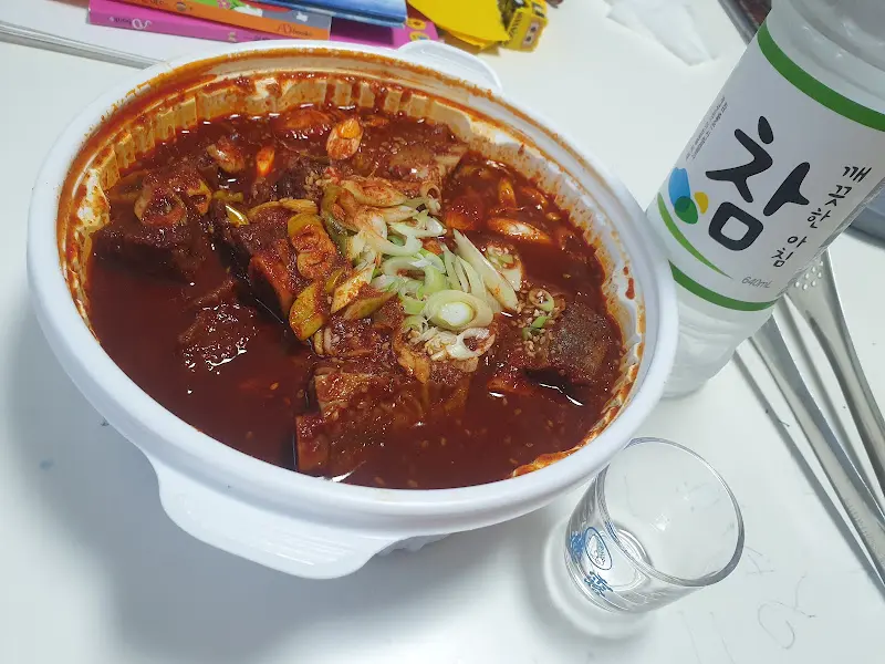 갈비찜과 술 한 잔
