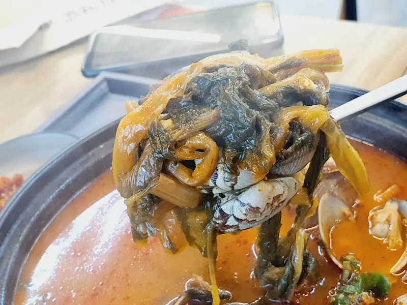 바지락과 채소의 조화