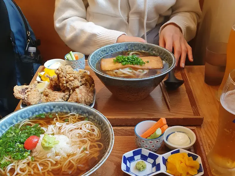 소바와 닭튀김, 그리고 맥주