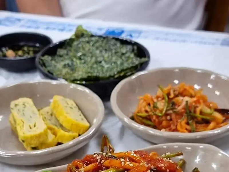 서대회무침과 밑반찬