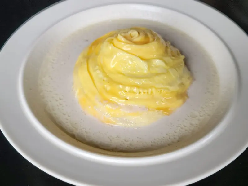 베이컨 크림 오므라이스