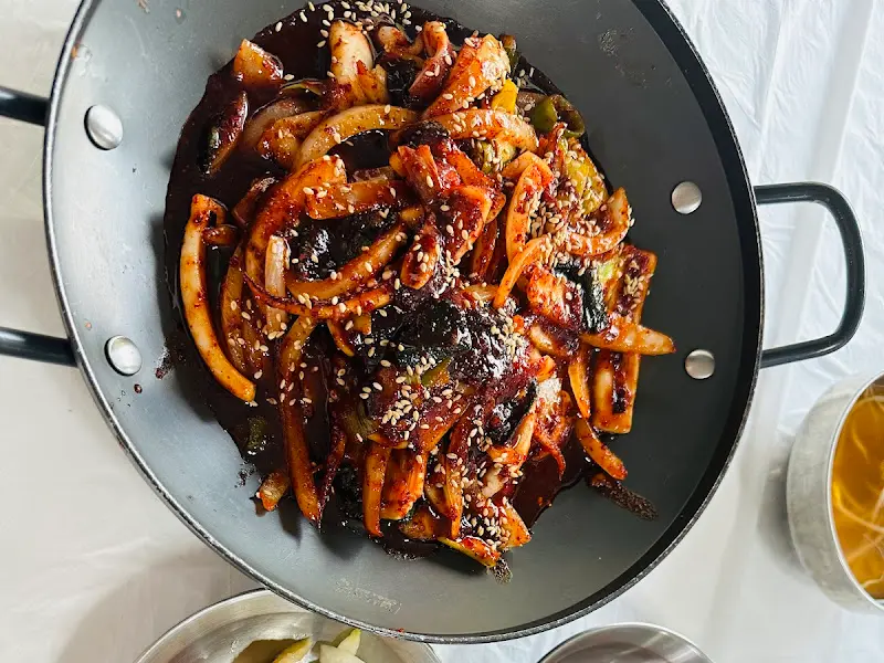 오징어볶음 클로즈업