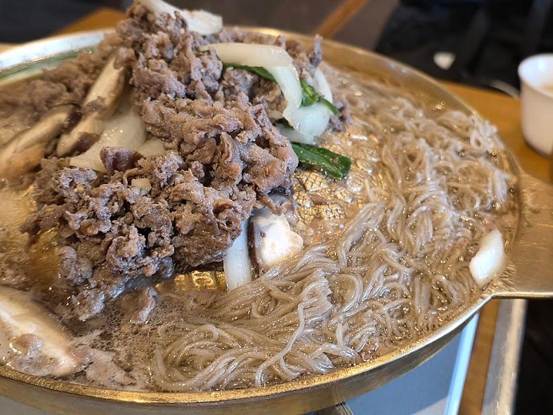 불고기와 메밀면