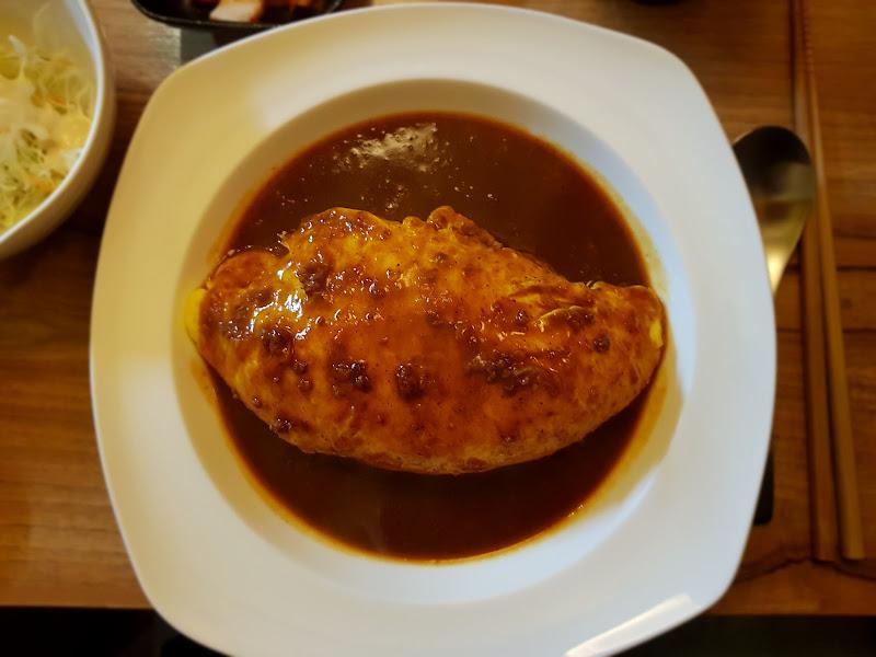 최부짱 오므라이스 근접샷