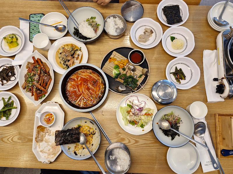 홍게 코스요리 한상차림