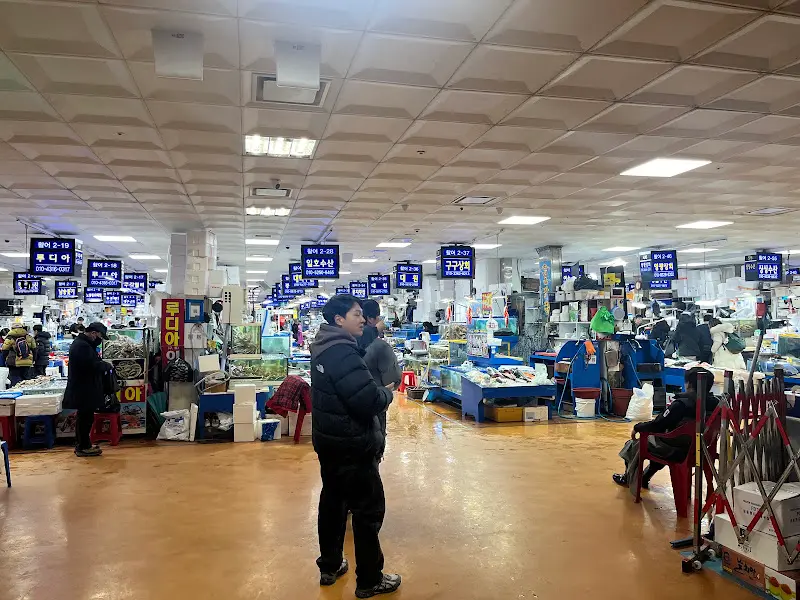 노량진 수산시장 풍경