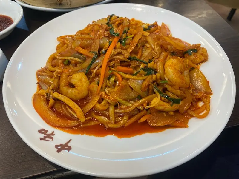 야끼우동 클로즈업