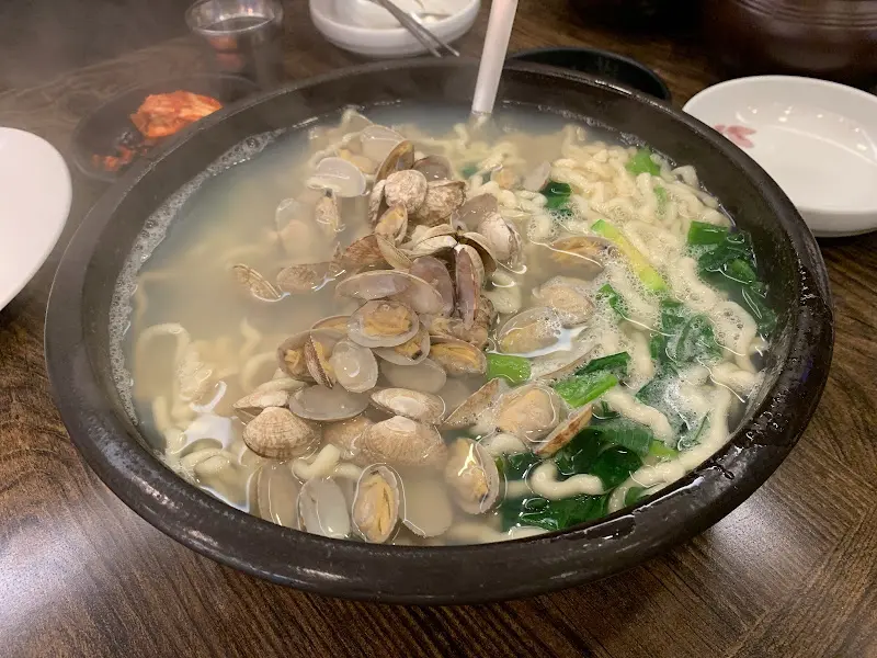 바지락칼국수