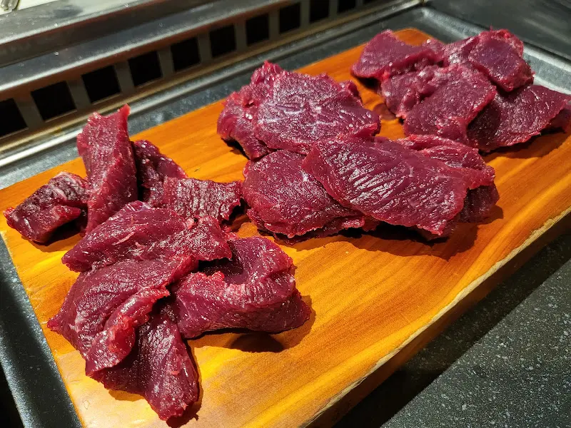 환상적인 마블링의 꽃등심