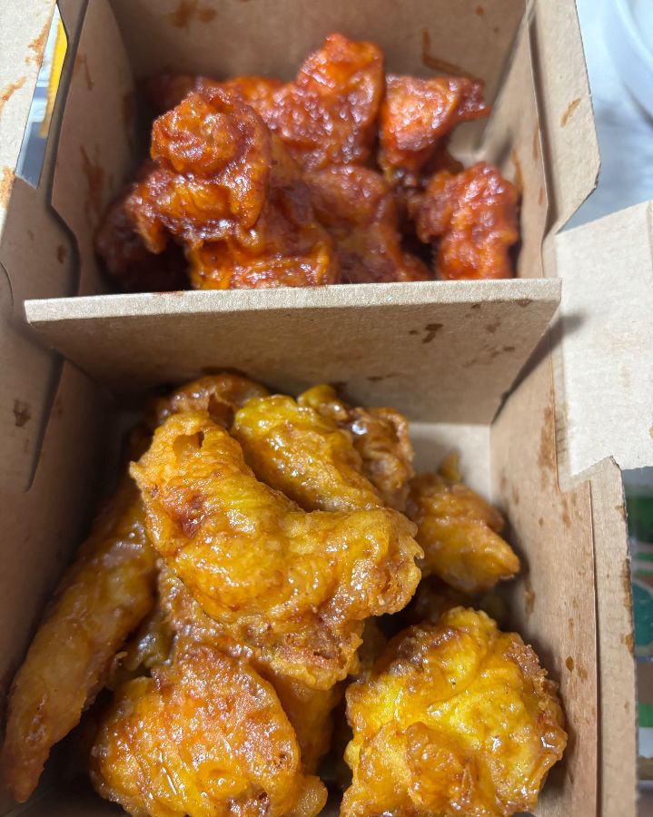 교촌 반반 메뉴 (오리지널, 레드)