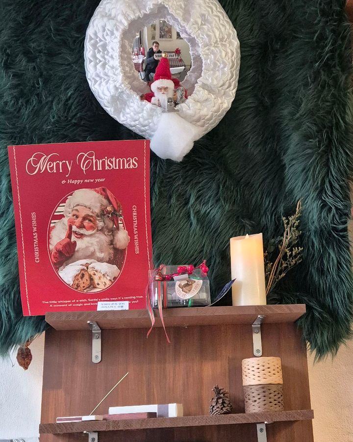 밀룸 쇼케이스 디저트 진열 모습