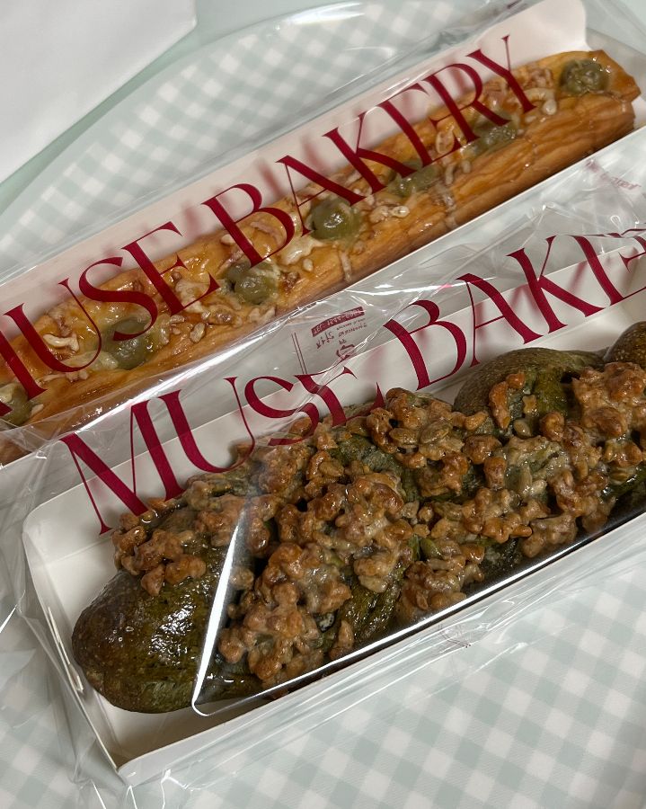 뮤즈베이커리의 포장된 빵