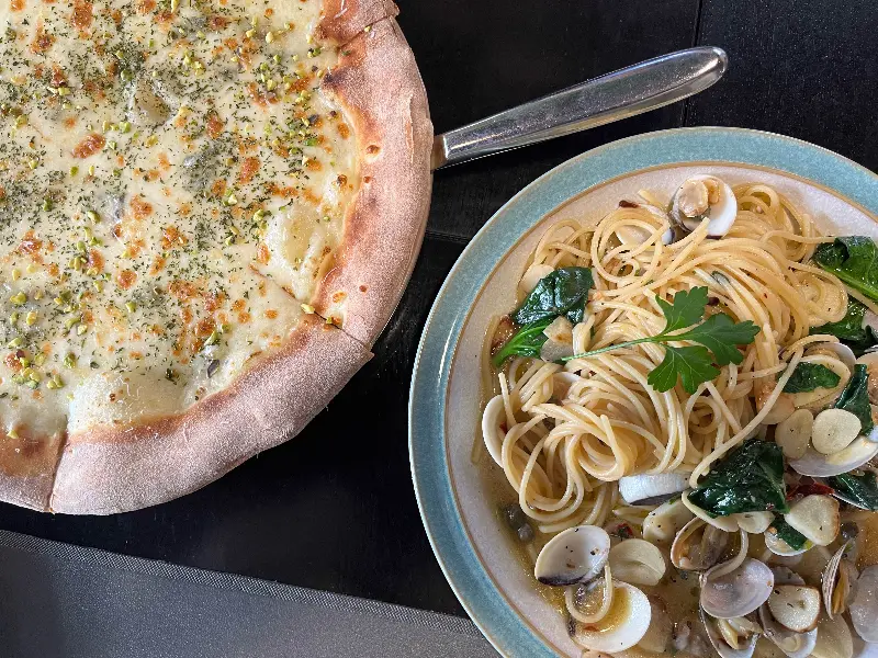 맛있는 피자와 파스타