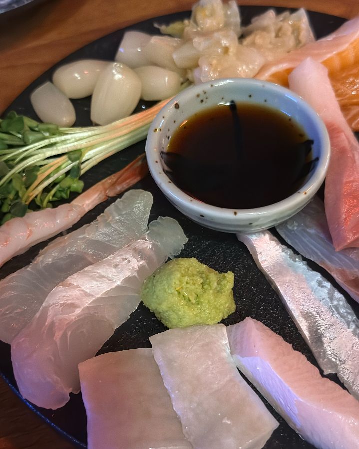 사꼬 일산밤리단길 본점의 신선한 숙성회 근접샷