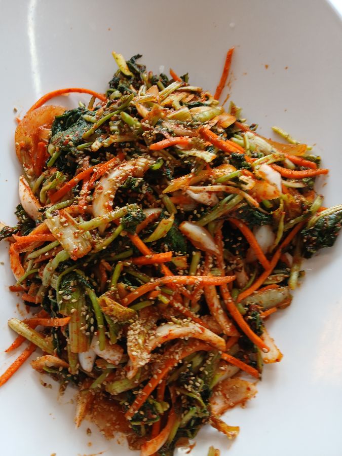 상희식당 다양한 나물 반찬