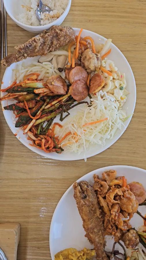 상희식당 뷔페 메뉴 구성