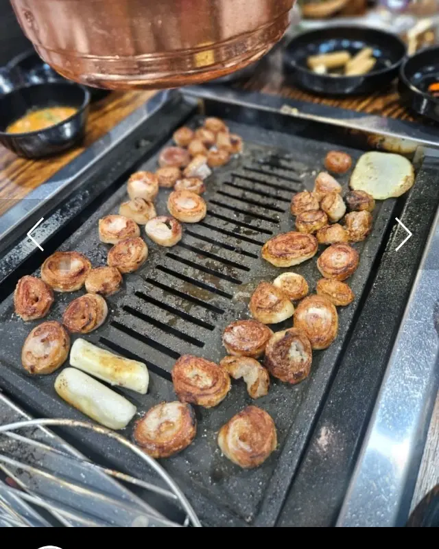 노릇노릇 익어가는 막창