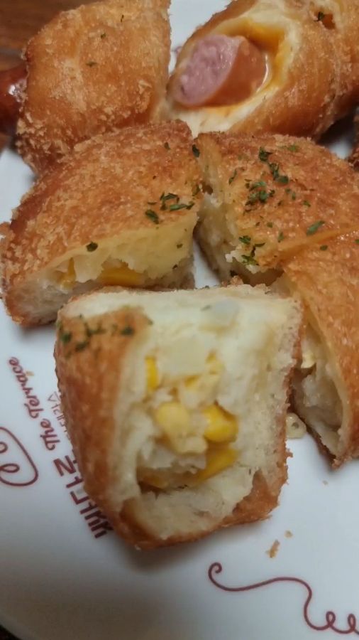 단면을 자른 고로케