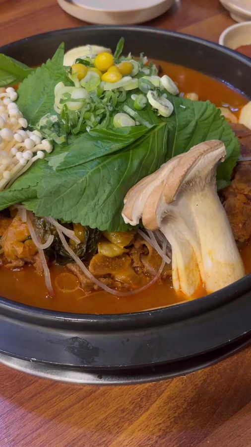 수누리 감자탕 푸짐한 양