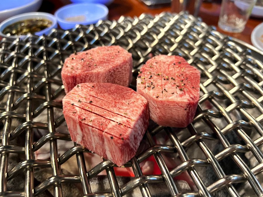 잘 구워진 우대갈비