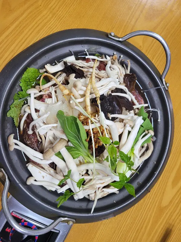 예당에서의 맛있는 식사