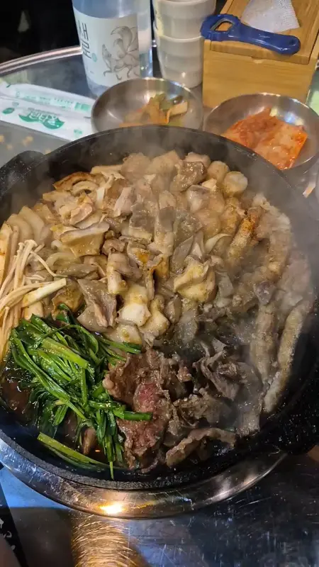 지글지글 익어가는 곱창