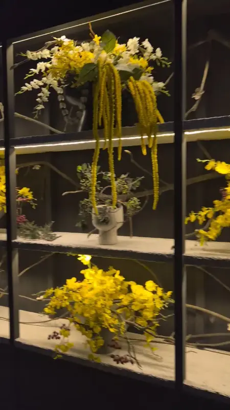 세련된 플라워 장식