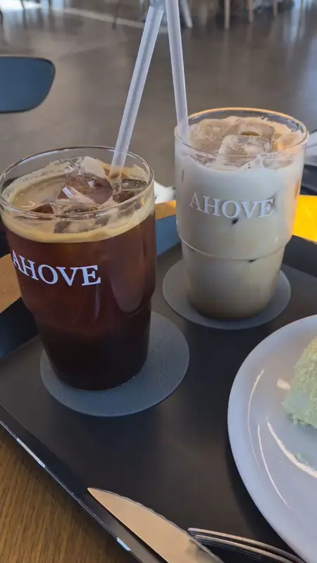 아호베 바닐라 라떼