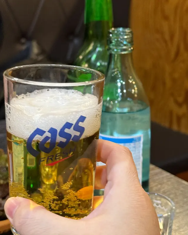 시원한 맥주 한 잔