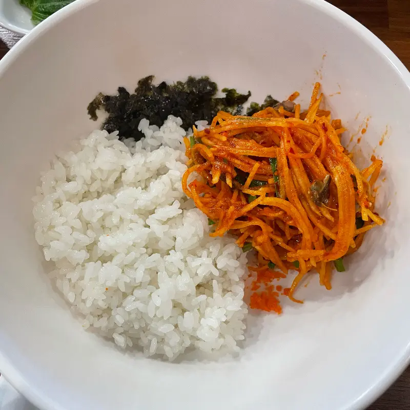 환상적인 꼬막비빔밥