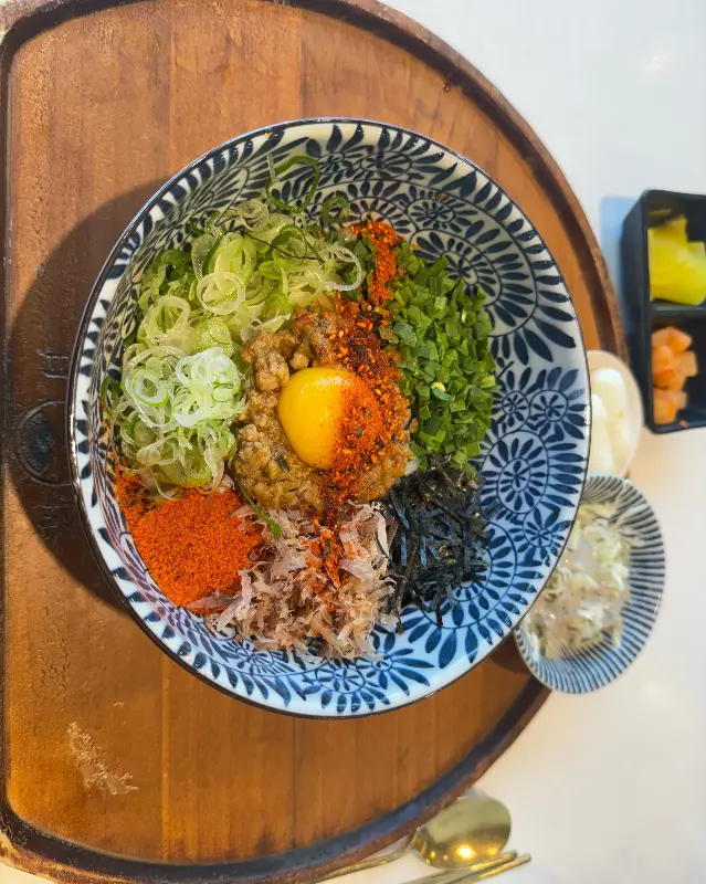 마제소바에 다시마 식초를 살짝