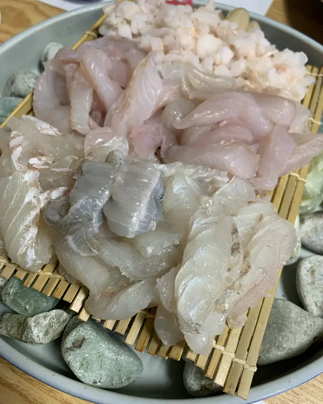 신선함이 느껴지는 막회