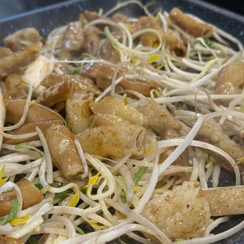 곱창과 콩나물의 조화