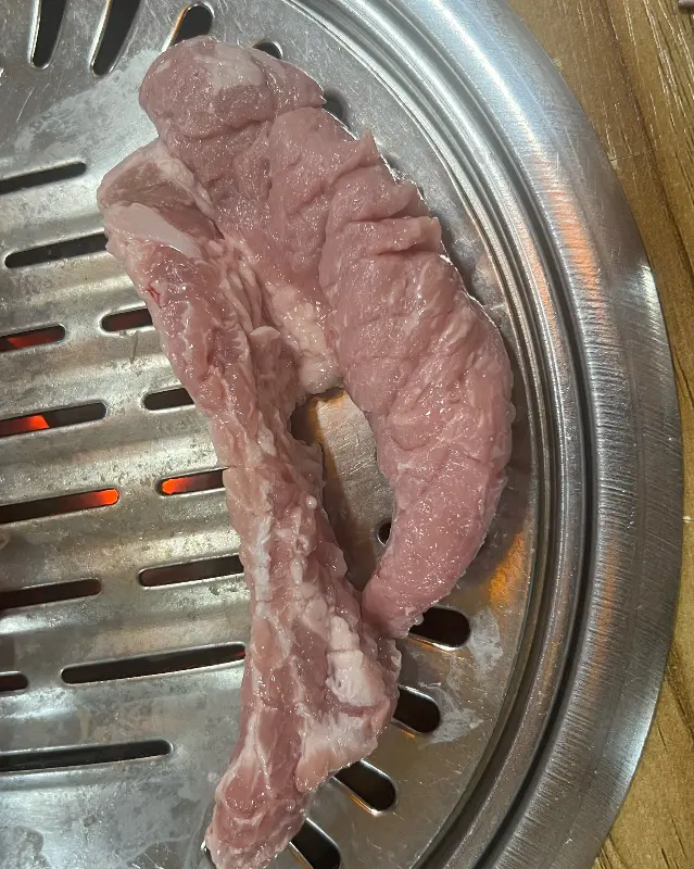 불판 위 덜미살