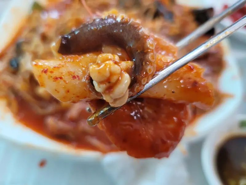 살이 가득한 해물찜