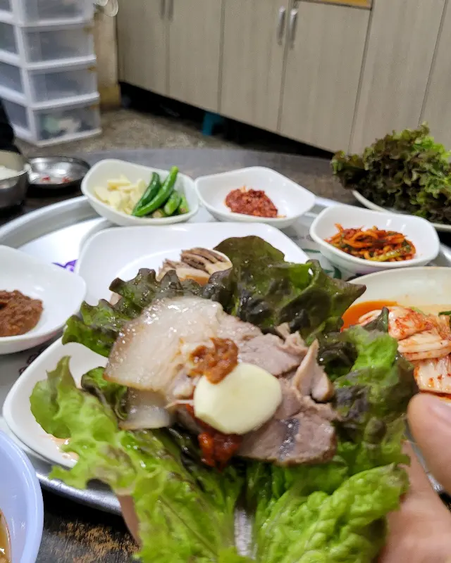 쌈 채소와 보쌈