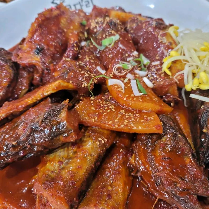 매콤한 코다리 조림