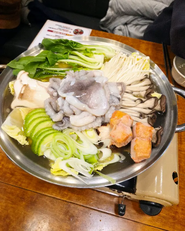 신선한 재료가 가득한 오봉집 메뉴