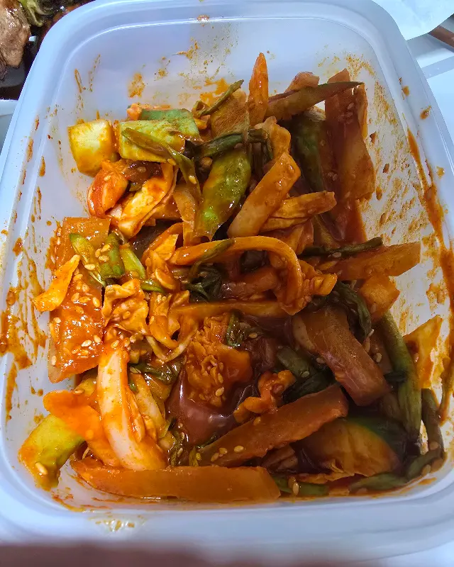 새콤달콤매콤한 수구레 무침