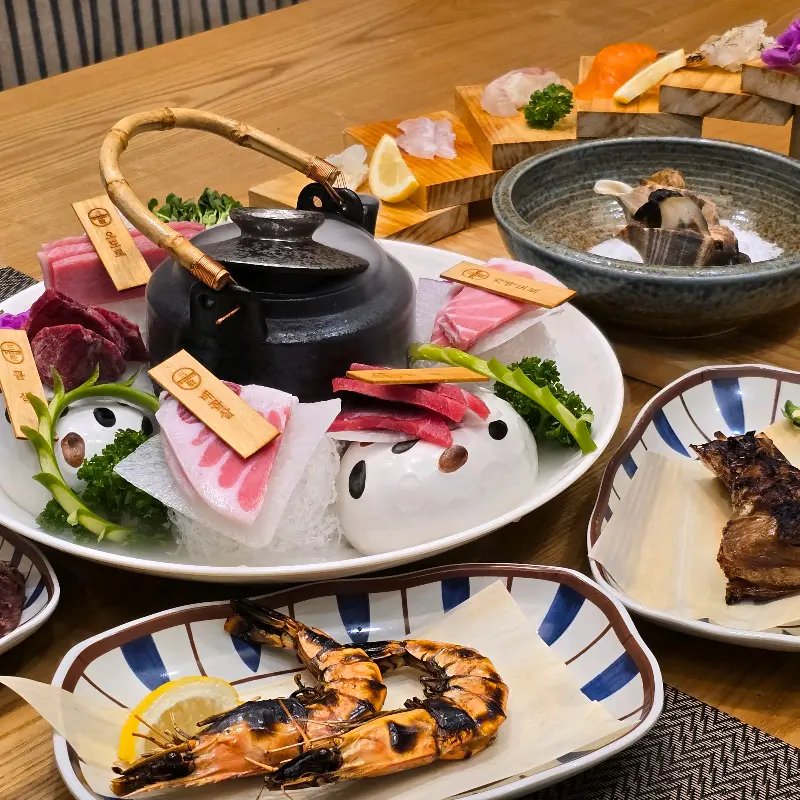 싱싱한 해산물 모둠