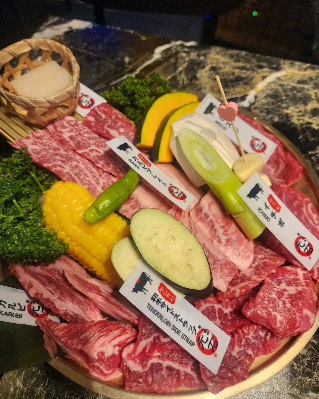 모토이시 6품 모듬 근접 촬영