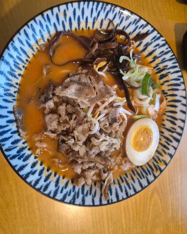 매운 차돌 라멘