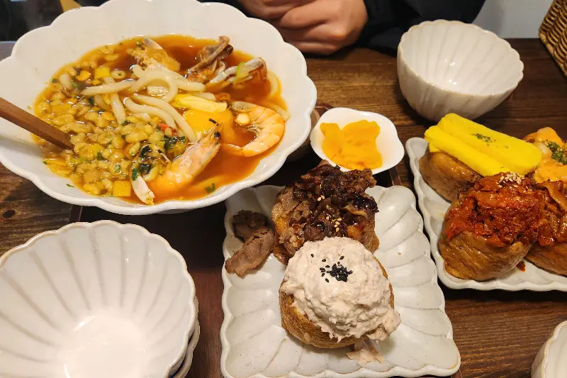 키츠네유부 메뉴