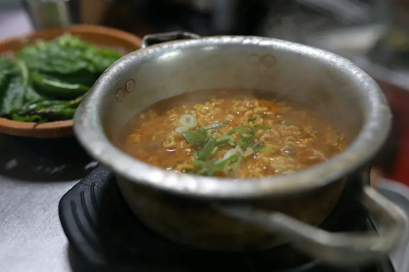 고기 한 상 차림